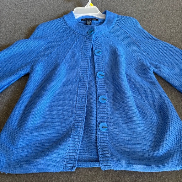 Women’s Ashley Judd Size Medium Heavy Weight Knit Button Up Cardigan - Picture 4 of 9